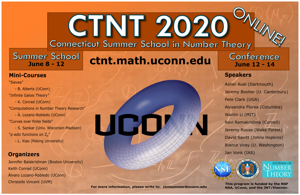 Conference Connecticut Summer School in Number Theory